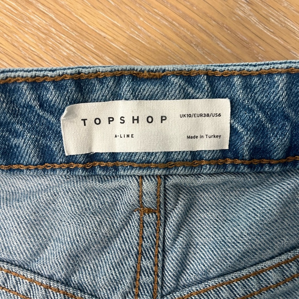 Top shop Jean shorts